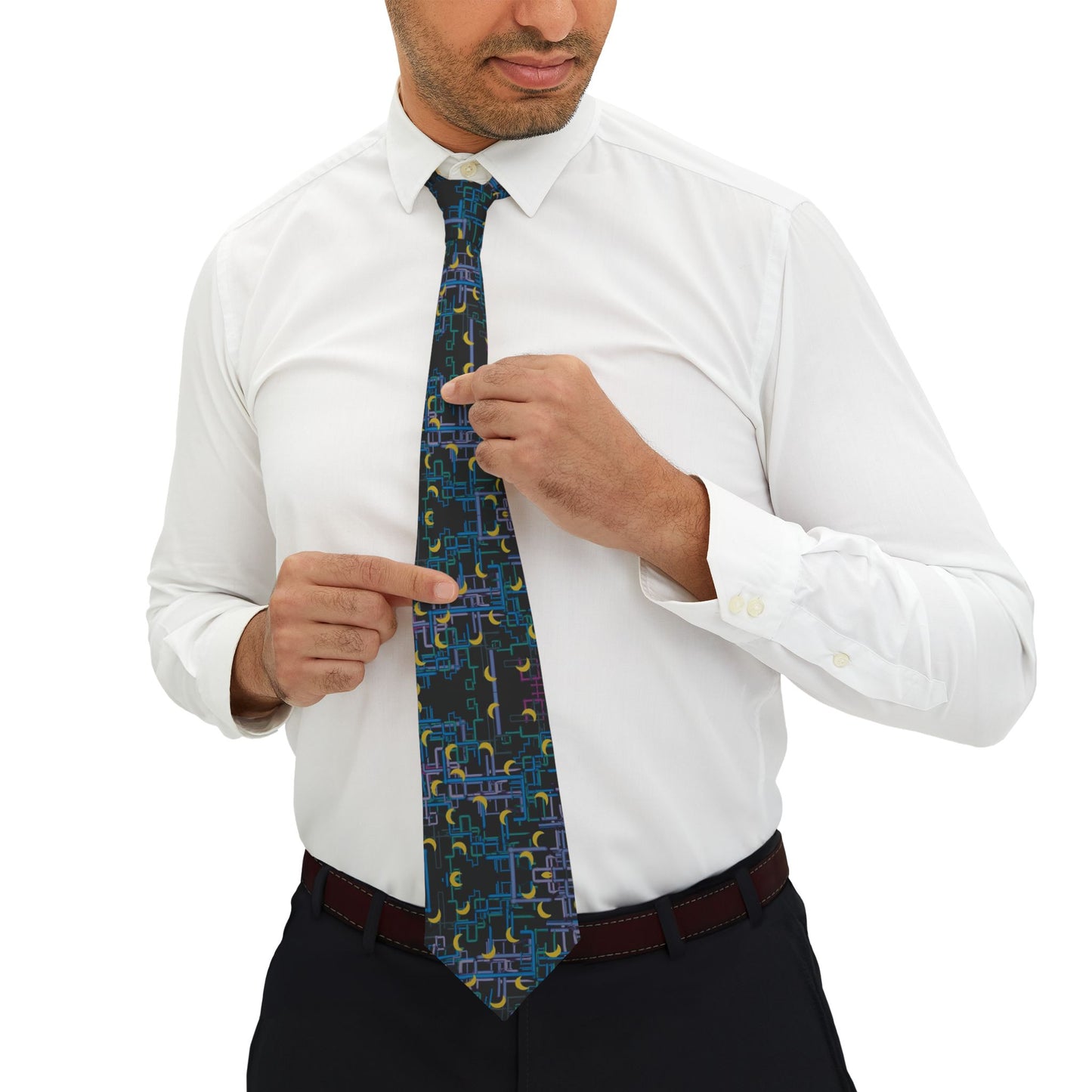 Dan Flashes Tie