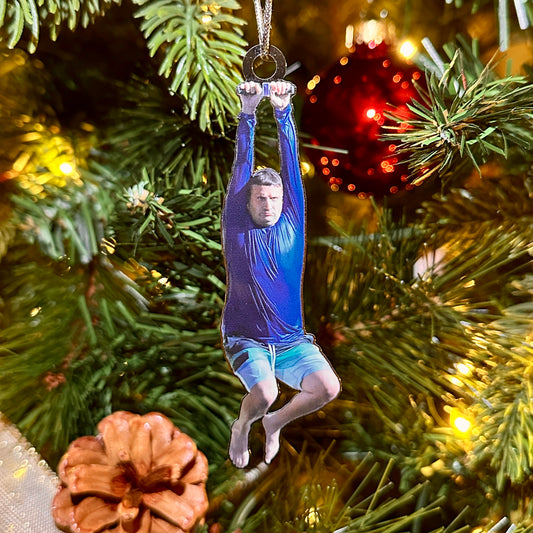 Zipline Ronnie Metal Ornament