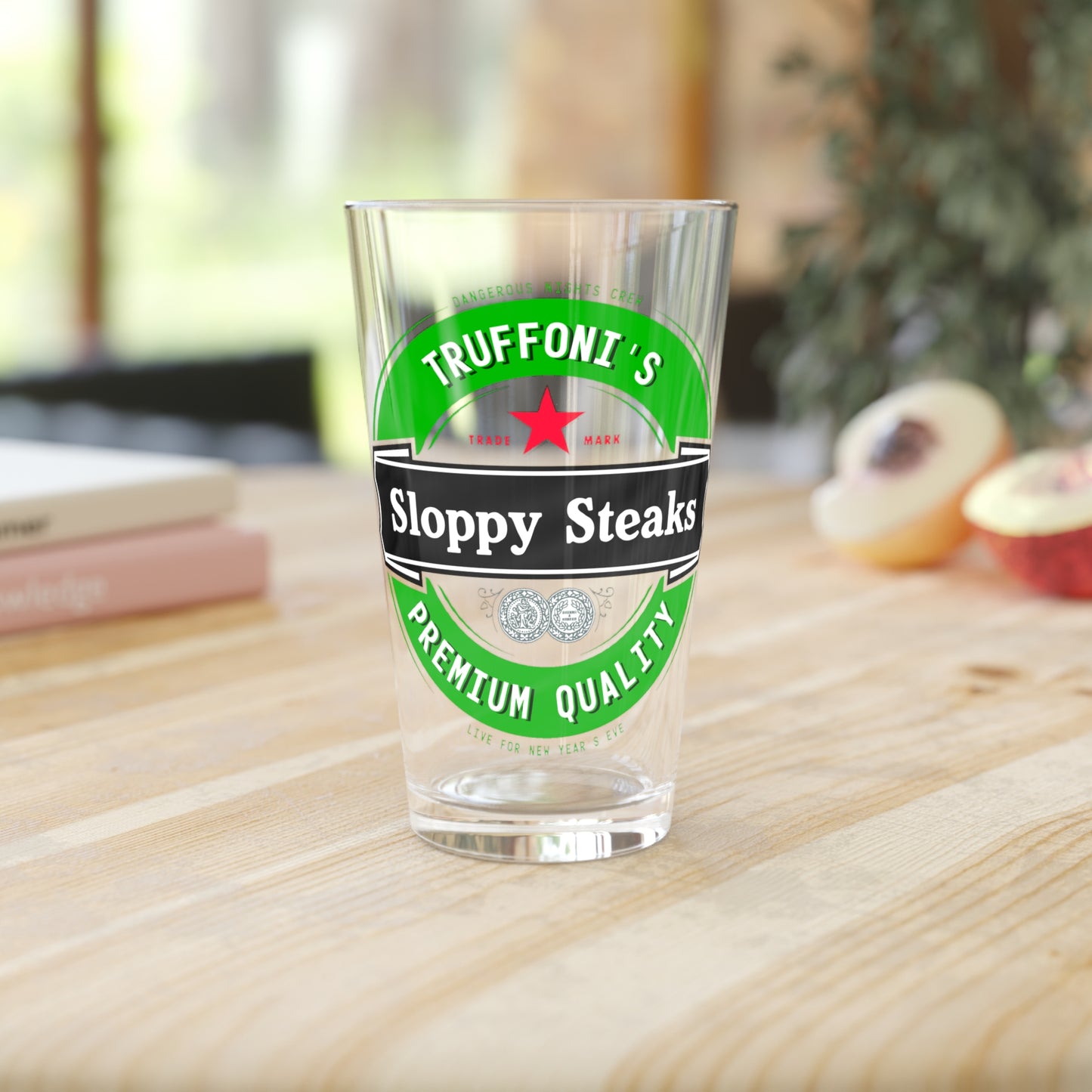 Truffoni's Sloppy Steaks Pint Glass
