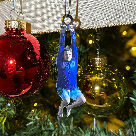 Zipline Ronnie Metal Ornament