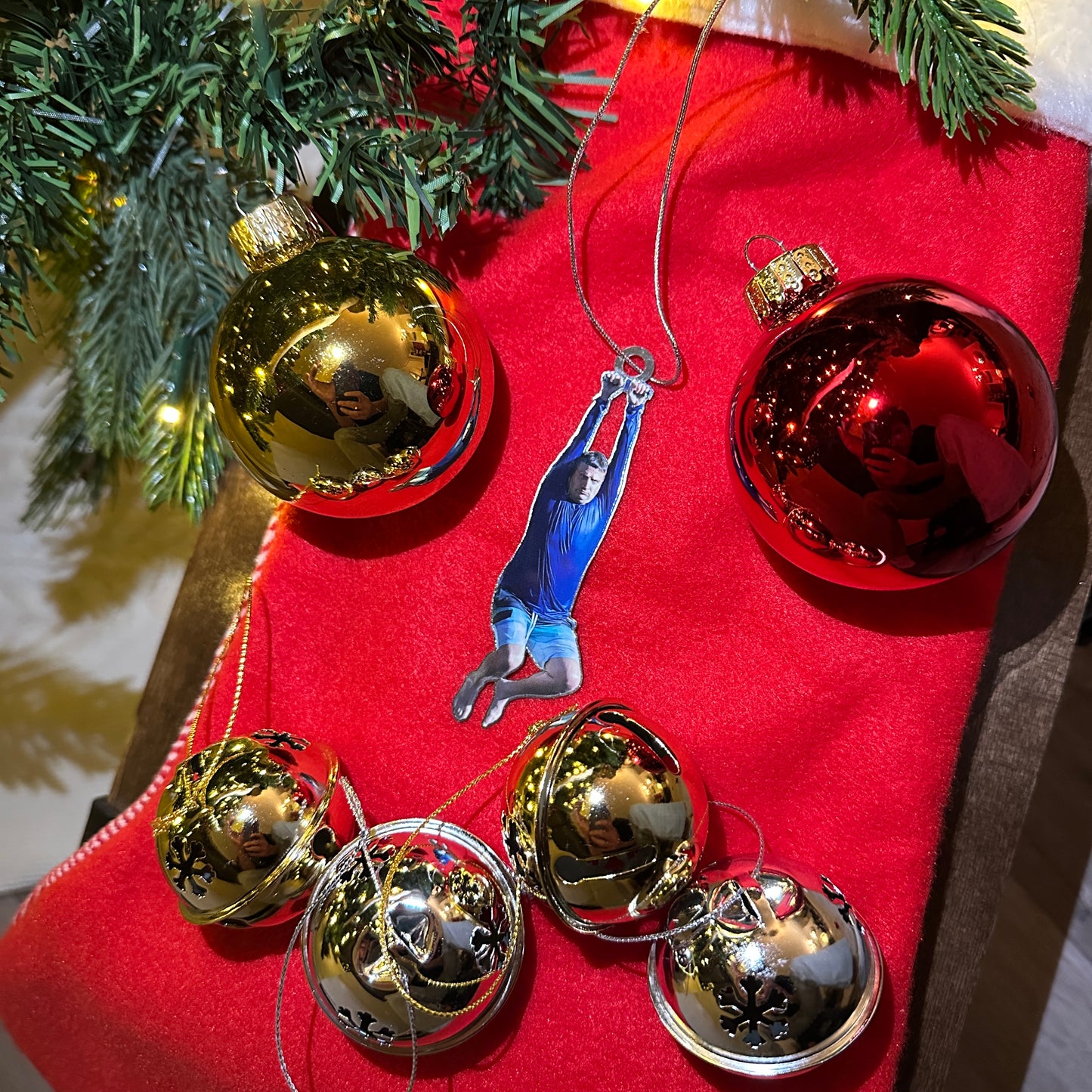 Zipline Ronnie Metal Ornament